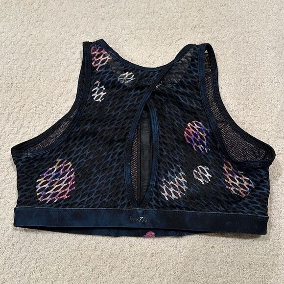 Peloton WITH Wear It To Heart Women’s High Neck Bra 2.0 Asteroid Size Medium - Picture 2 of 3